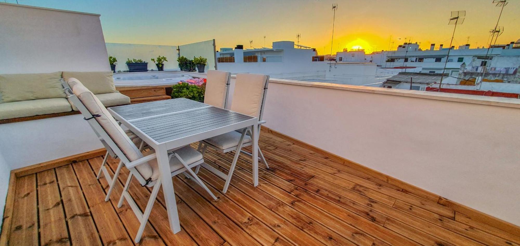 Penthouse With Jacuzzi, And Garaje Grupo Ac Gestion Lägenhet Cádiz Exteriör bild