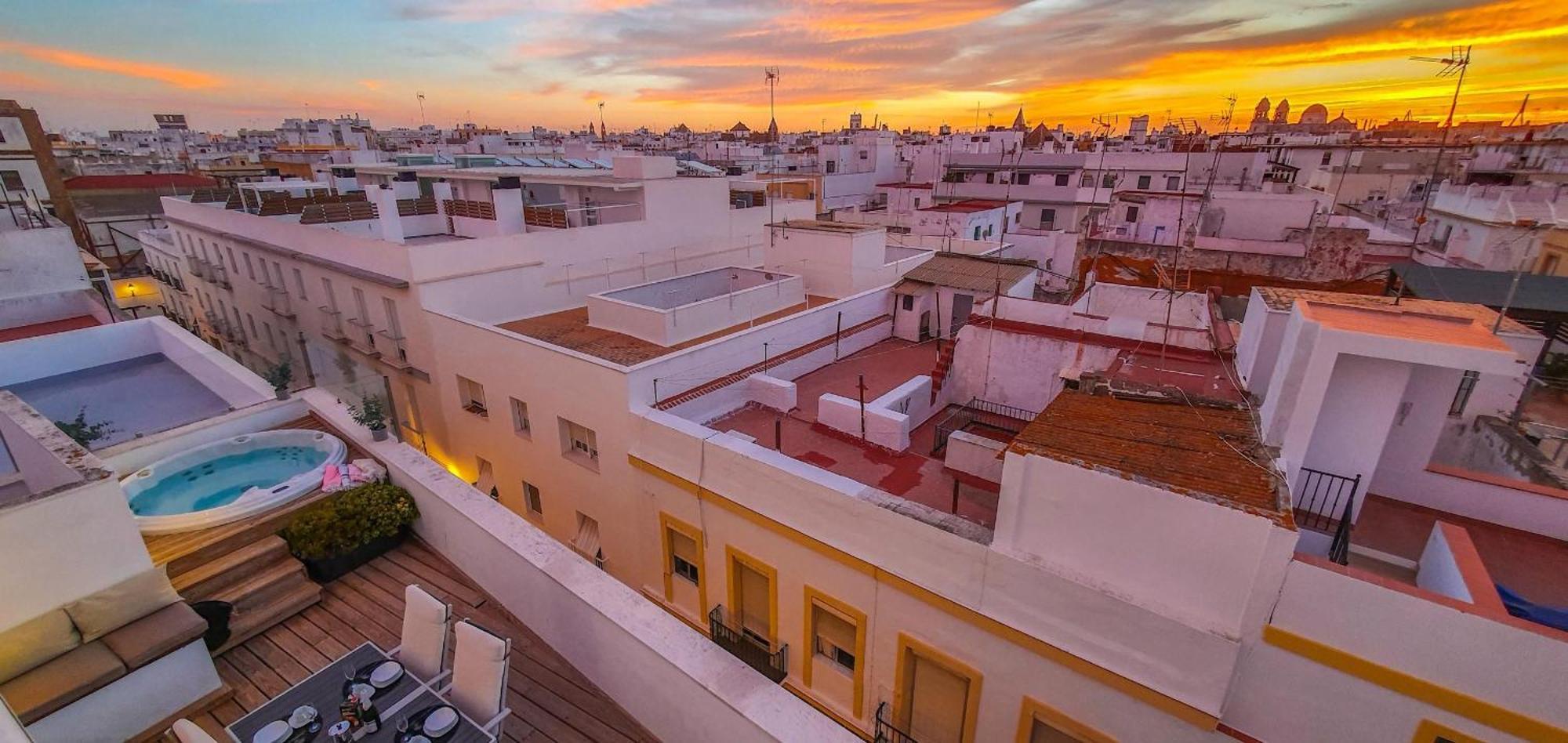 Penthouse With Jacuzzi, And Garaje Grupo Ac Gestion Lägenhet Cádiz Exteriör bild